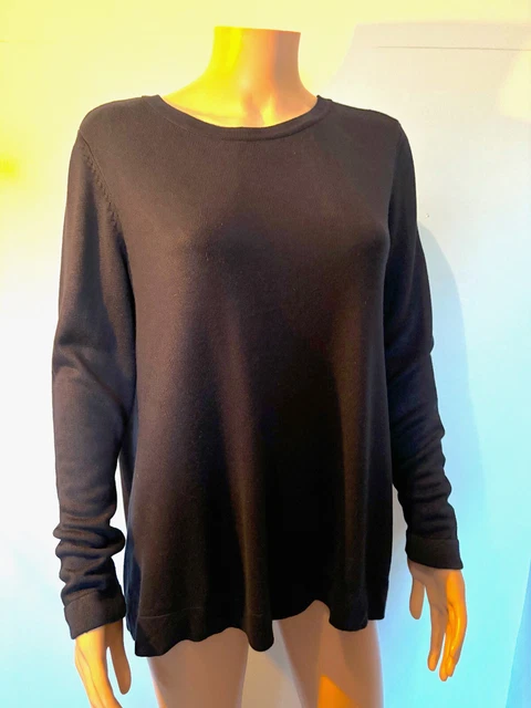 Pull Esprit Femme En Viscose Bleu Marine - Taille XL (46) Occasion Très Bon état