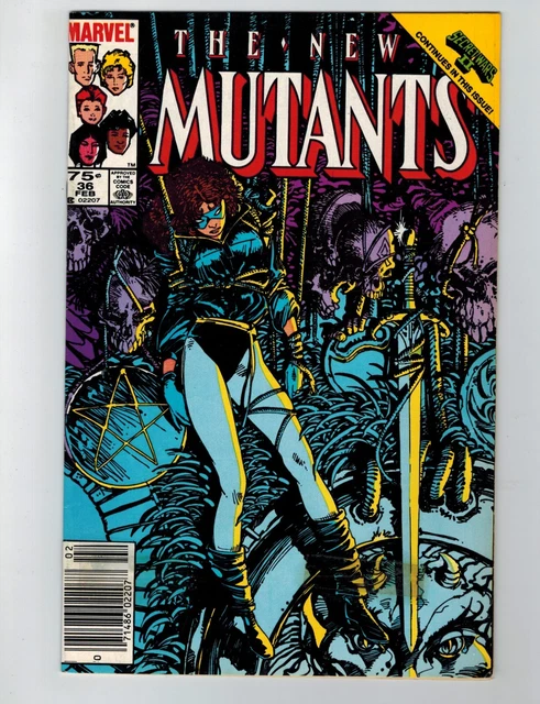 The New Mutants #36 Comic Book February 1986 Marvel Comics X-Men
