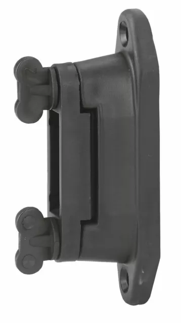 Profi Eck-/Streckenisolator, schwarz, für 4cm-Band, AKO, 10 Stück