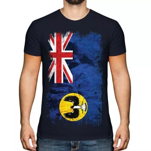 Du Sud Australie Drapeau Grunge Hommes T-Shirt Australien T-Shirt