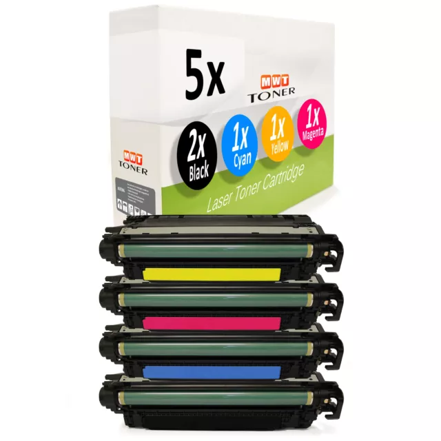 5x Toner für Canon I-Sensys LBP-7780-cx LBP-7780-cdn