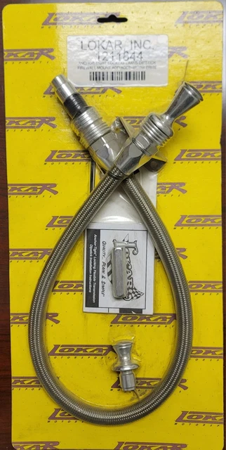Lokar 1210144 Anchor-Tight Transmission Dipstick - Firewall Mount For Powerglide, No Filler Tube Needed 5 thumbnail image