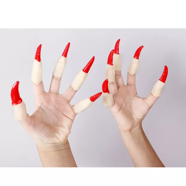 Womens Vampire False Nail Props Witch False Nail Talon Claws Claw Paw Finger