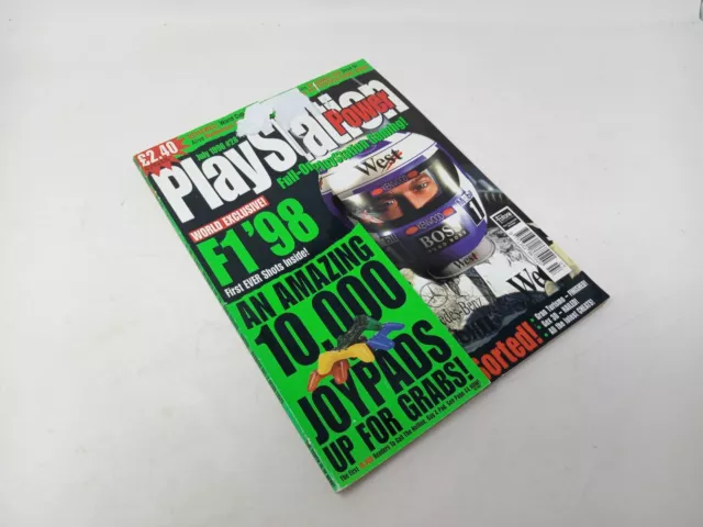 Playstation Power Magazine F1'98 Issue 28 July 1998 Retro/Vintage Rare