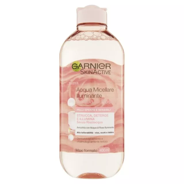 Garnier Eau Micellaire Éclairant De L'Eau Rose 400Ml