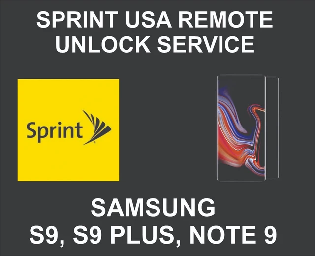 Samsung Unlock Service, Samsung S9, S9 Plus, Note 9, 4s