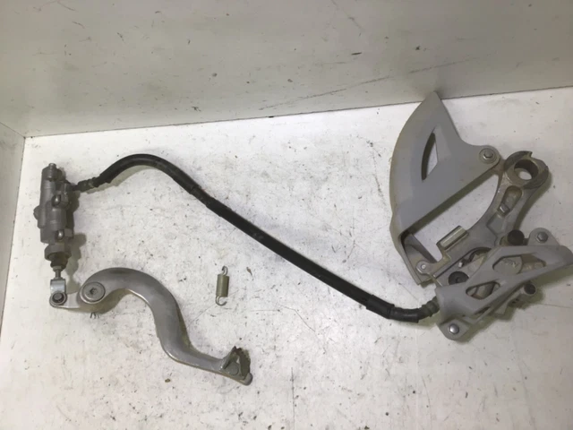 2006 06-08 YZ450F YZ 450F OEM Rear Brake Master Cylinder Caliper Pads Line Lever
