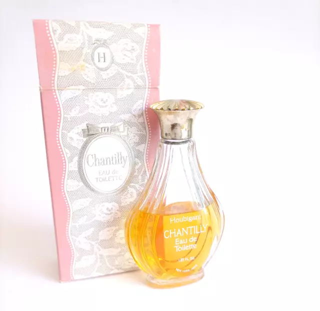Vintage Houbigant Chantilly Perfume Eau De Toilette 1.85 FL OZ RARE with Box