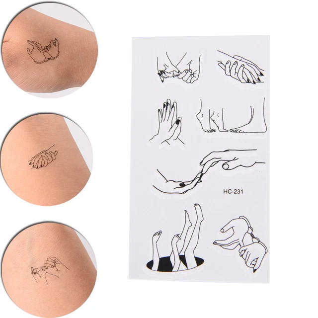 Sexy Impermeable Temporal Tatuaje Falso Tatuaje Tatuaje ZR