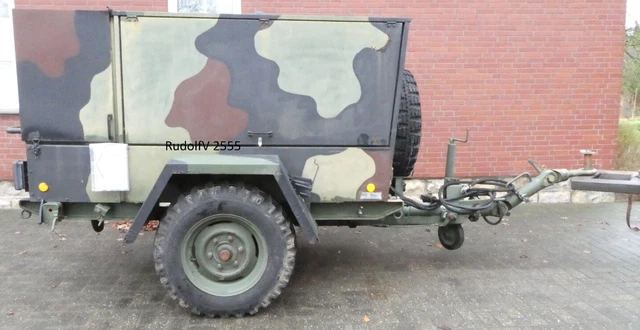 1x Kompressoraggregat Anhänger 10 Bar Flottmann Flottair 680Y ex Bundeswehr (K1)