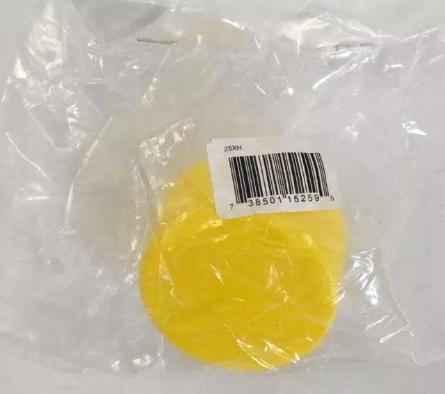 Nupla 2-1/2" Face Diameter Grade Extra Hard Yellow Hammer Tip Face Plastic