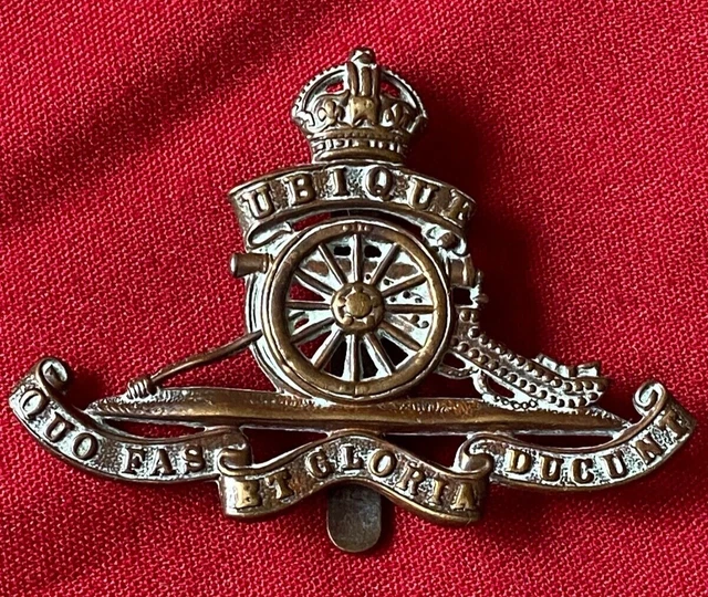 WW2 ERA BRITISH Military Cap Badge - The Royal Artillery - KC £9.00 ...