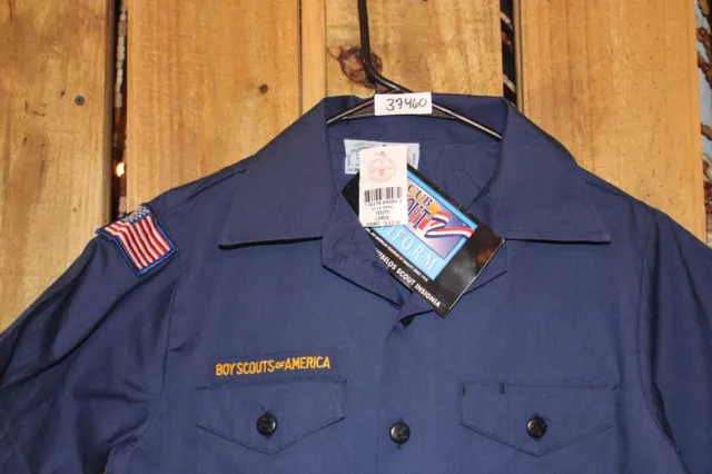 Boy Scouts of America Uniform Youth Shirt Blue Cub NEW NWT 2
