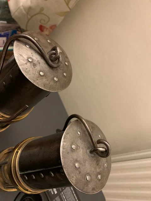 Miners lamp, Patterson Lamps Ltd, Gateshead on Tyne, Type A3 GPO selling pair 4