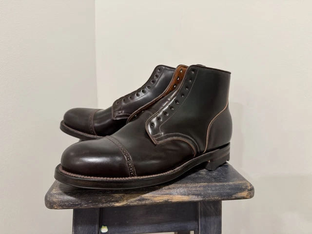 VIBERG HORWEEN COLOR 8 Tumbled Shell Cordovan Lined Plain 