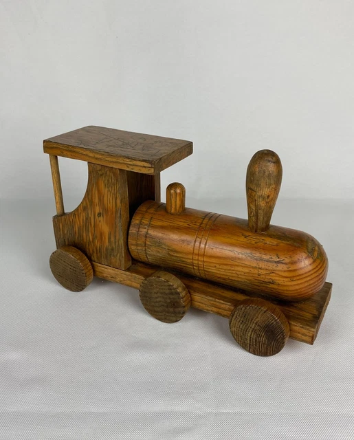 Ancien Wagon Grumier En Bois échelle O – Chemin De Fer Le Rapide L.R. – Jouet Train Vintage