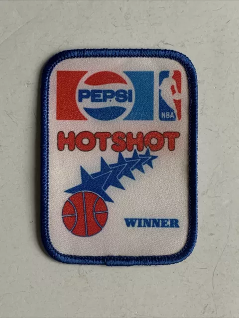 Vintage Pepsi Cola NBA Hotshot Winner Basketball Patch