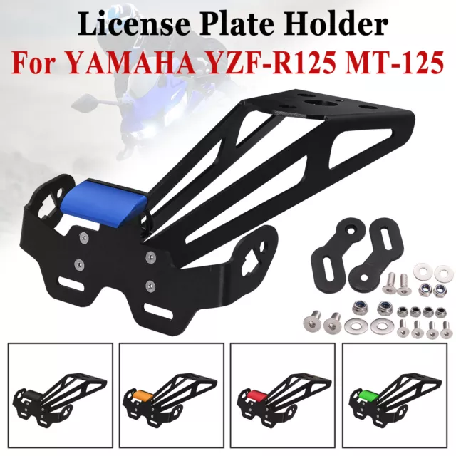Rear License Plate Holder Fender Eliminator For Yamaha YZF-R125 MT125 14-20