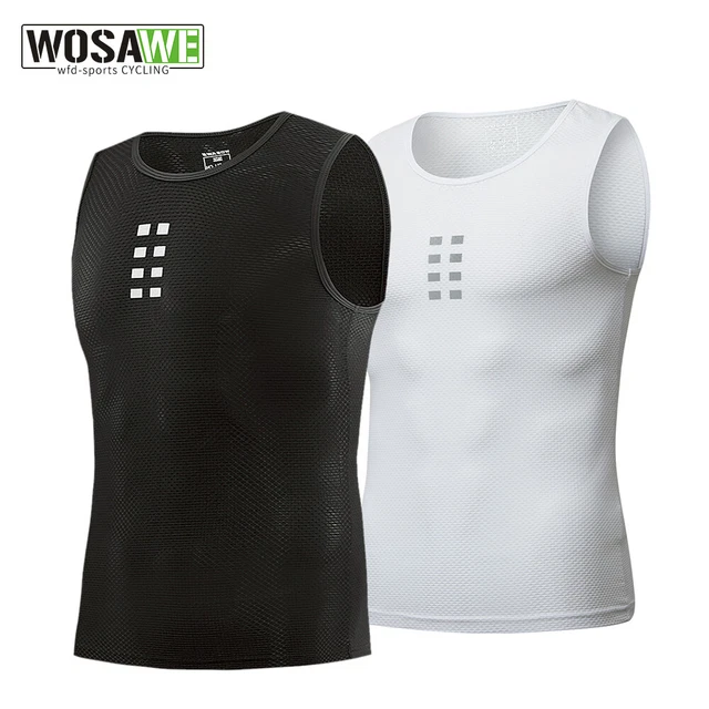 UOMO CICLISMO MAGLIETTA intima Gilet a compressione in rete Canotta da bici EUR 17 39 PicClick IT