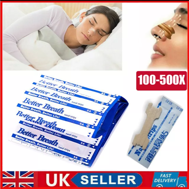 Better Breath Anti Snoring Sleeping Aid Nasal Nose Strips Right Easy Stop