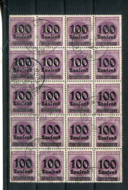 DR Dienst Nr.  73 o - 20er Block    - KW  40,--    ( 29129 )