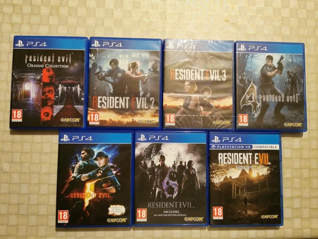 Lot 7 Jeux PS4 RESIDENT EVIL