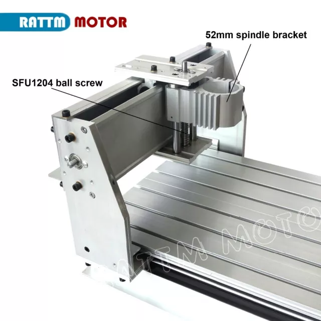 （IT） DIY 3040Z-DQ 300W CNC Router 3040 Table Milling Machine 1204 Ballscrew Kit 2