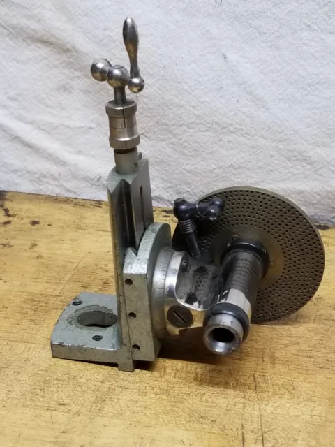 Vintage Watchmakers Lathe Vertical Milling Grinding Indexing Attachment Fixture