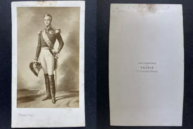 Franck, Paris, Henri d&#039;Orléans, duc d&#039;Aumale Vintage cdv albumen print