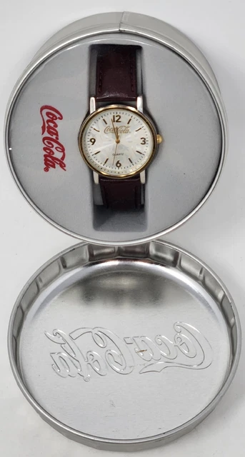 Coca Cola Watch Vintage 2003 Still Sealed Untested Bottle Cap Container