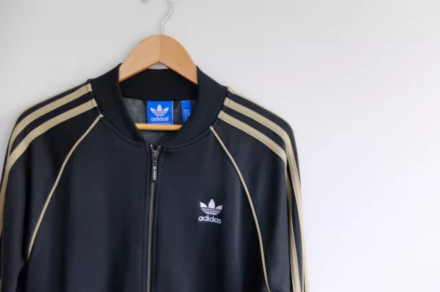 Adidas Originals Superstar TT tracksuit jacket Green gold M 2015 VGC