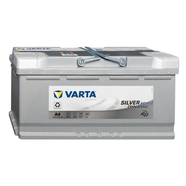 VARTA A4 Silver Dynamic Start-Stop (H15) AGM Autobatterie 12V 105Ah605901095B512