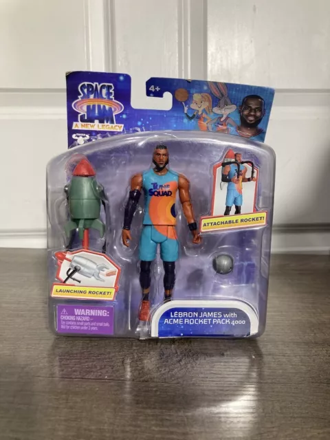 SPACE JAM: A New Legacy, Lebron James Figure with ACME Rocket (Moose ...