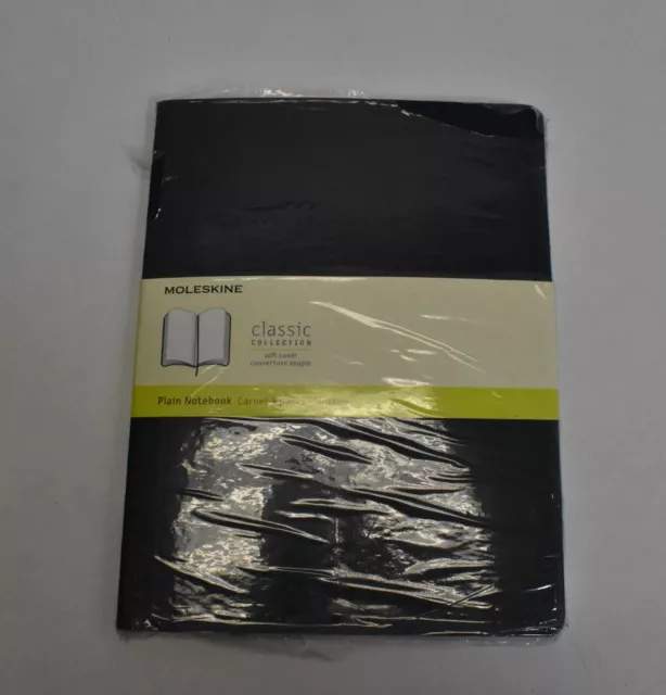 Moleskine Sapphire Blue Extra Large Plain Notebook Soft Cover 192 Pages