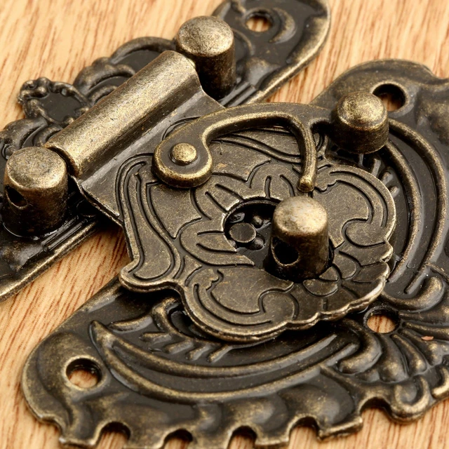 BOX LATCH CLASP with Screws for Drawer Door Cabinet Cupboard Jewelry ...