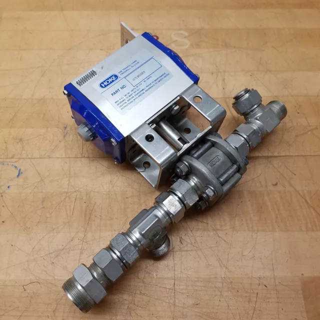 Hoke 07L90SR3 Pneumatic Actuartor Valve - USED