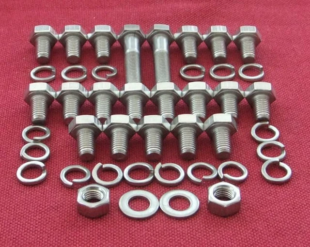 TRIUMPH STAG OIL sump bolts in hex head bolts in stainless steel £11.45