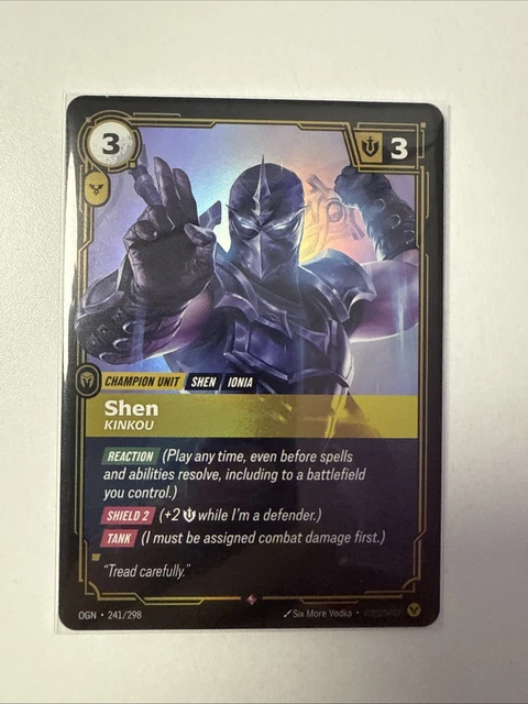 RIFTBOUND TCG - Origins - Shen - Kinkou #241 Foil $3.95 - PicClick CA
