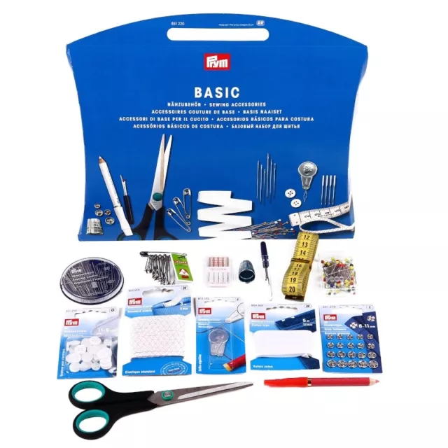 Prym Basic Nähzubehör 651220 Nähset Starter Set Kit Nähen Zubehör