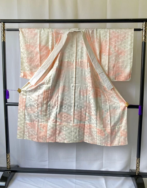 Vintage Japanese Juban kimono - Women's NagaJuban Kimono Robe