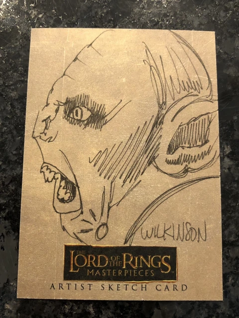 Topps Lord of the Rings Masterpieces Orc Sketch 1/1 Card