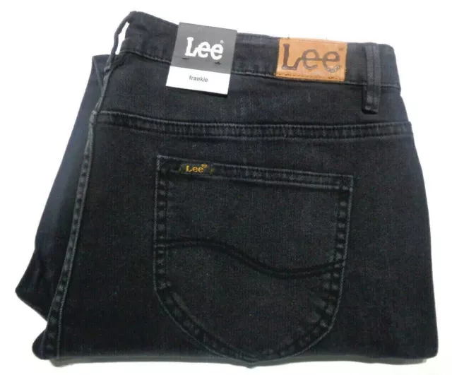 Lee BNWT Womens Size 13 Measured W34 X L29 Frankie Lunar Black Denim Jeans