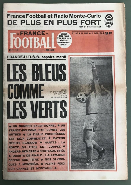France Football N°1251 De 1970, Spécial Coupe De France, Nîmes-ASSE, édition Originale, Collector