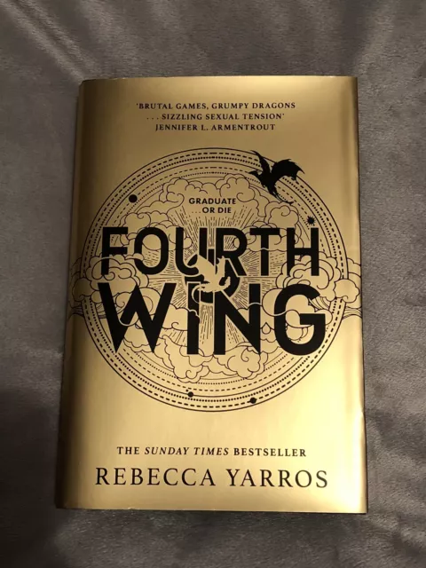 Fourth Wing, Rebecca Yarros, Stenciled Books, Sprayed Edges
