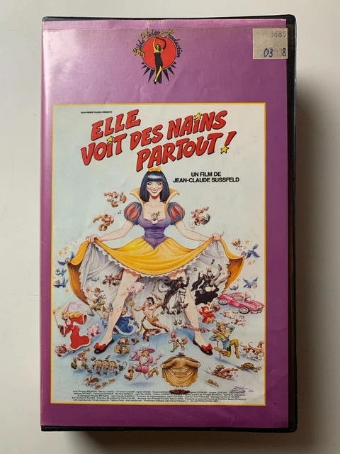 K7 Video Vhs Elle Voit Des Nains Partout De Sussfeld - Dessins Gotlib - Sole