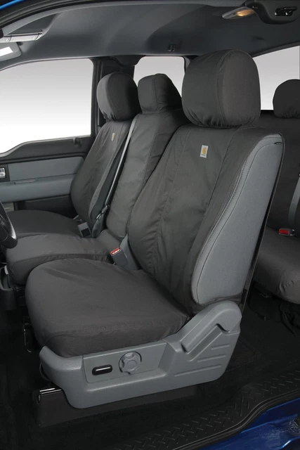 Ranger® 2019-2023 Carhartt Front Vehicle Captain Drivers Seat Covers in Gravel