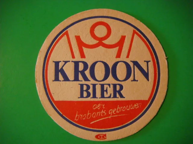 Beer Coaster ~ Admiraals BierBrouwerij De Kroon Bier ~*~ Leeuwarden, Netherlands