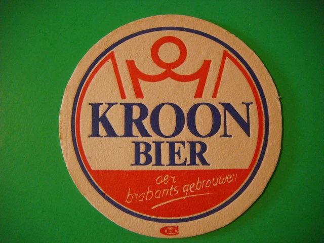 Beer Coaster ~ Admiraals BierBrouwerij De Kroon Bier ~*~ Leeuwarden, Netherlands