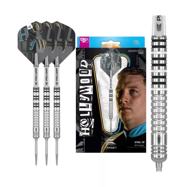 Target Darts Chris Dobey G1 90% Tungsten Swiss Point Steel Tip Darts Set 22G