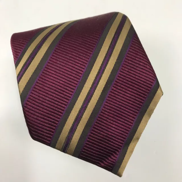 Samuel Windsor Seven-Fold Striped Silk Tie